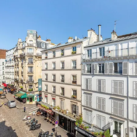 Guestready - Proche Du Sacre-coeur Pour 2 شقة *